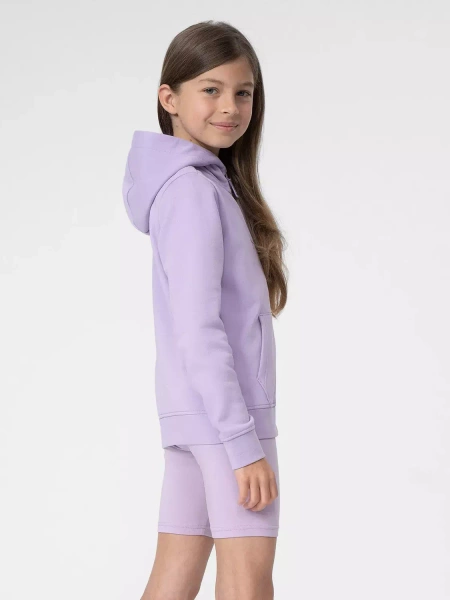 Bluza dziecięca z kapturem rozpinana 4F 4FJSS23TSWSF216-52S