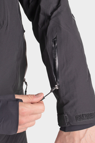 Kurtka męska BERGSON RACE-X BLACK BRG00036