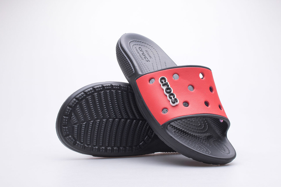 Klapki CROCS CLASSIC COLORBLOCK SLIDE 206882-0X9