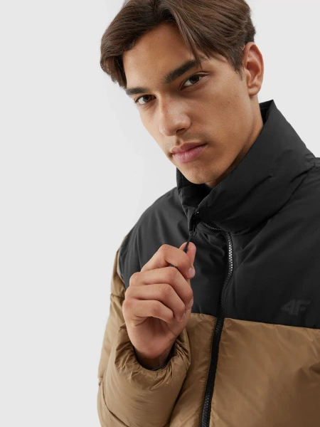 Kurtka męska zimowa puchowa 4F 4FWAW23TDJAM348-82S 