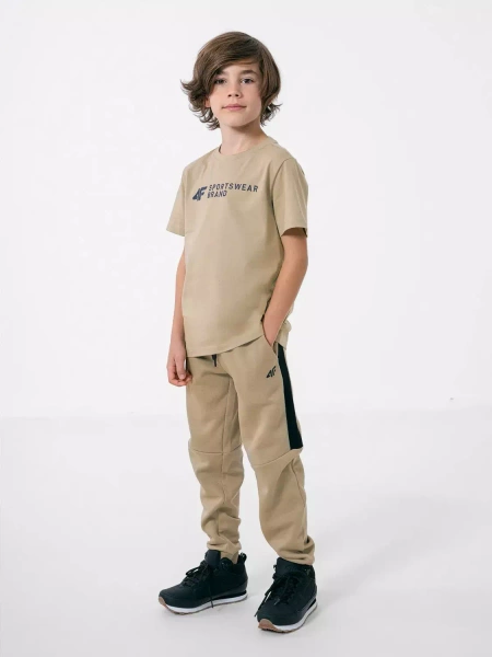 Koszulka dziecięca 4F HJZ22-JTSM003-82S