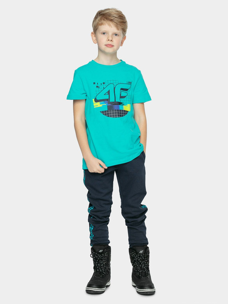 Koszulka dziecięca 4F HJZ21-JTSM003A-48S