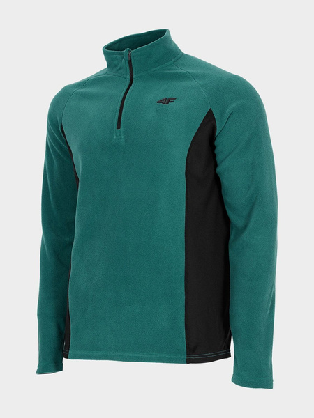 Bluza męska z kapturem rozpinana polarowa 4F H4Z21-BIMP034-46S