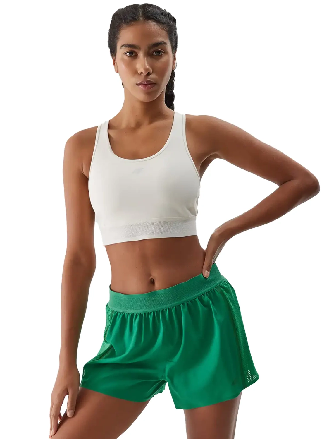 Spodenki damskie 4F 4FWSS24TFSHF502-41S