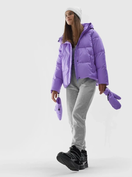 Kurtka damska zimowa puchowa 4F 4FAW23TDJAF234-51S 