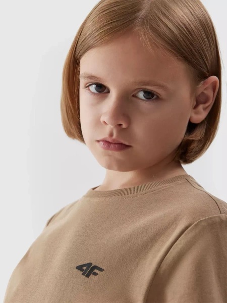 Koszulka dziecięca 4F 4FJAW23TTSHM0795-83S