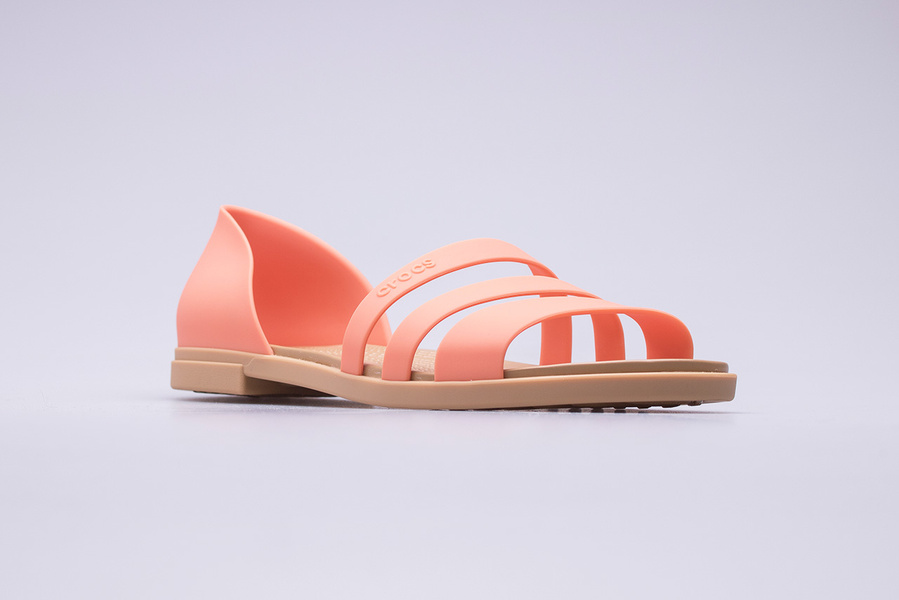 Sandały Crocs Tulum Open Flat W 206109-82R