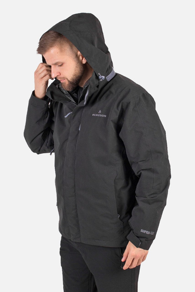 Kurtka męska BERGSON ASPECT STX 3w1 BLACK