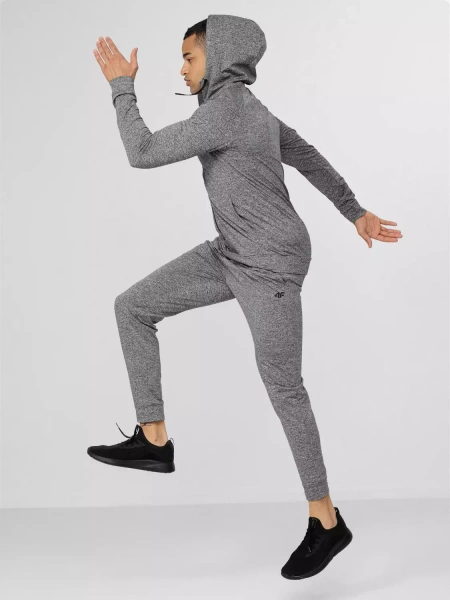 Bluza męska z kapturem rozpinana 4F H4Z22-BLMF350-27M