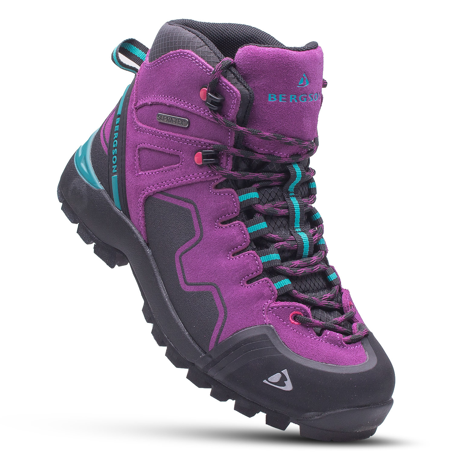 Buty damskie trekkingowe BERGSON NYIKA PURPLE HIGH STX