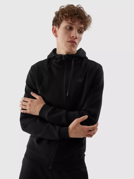 Bluza męska z kapturem rozpinana 4F 4FAW23TSWSM695-20S 