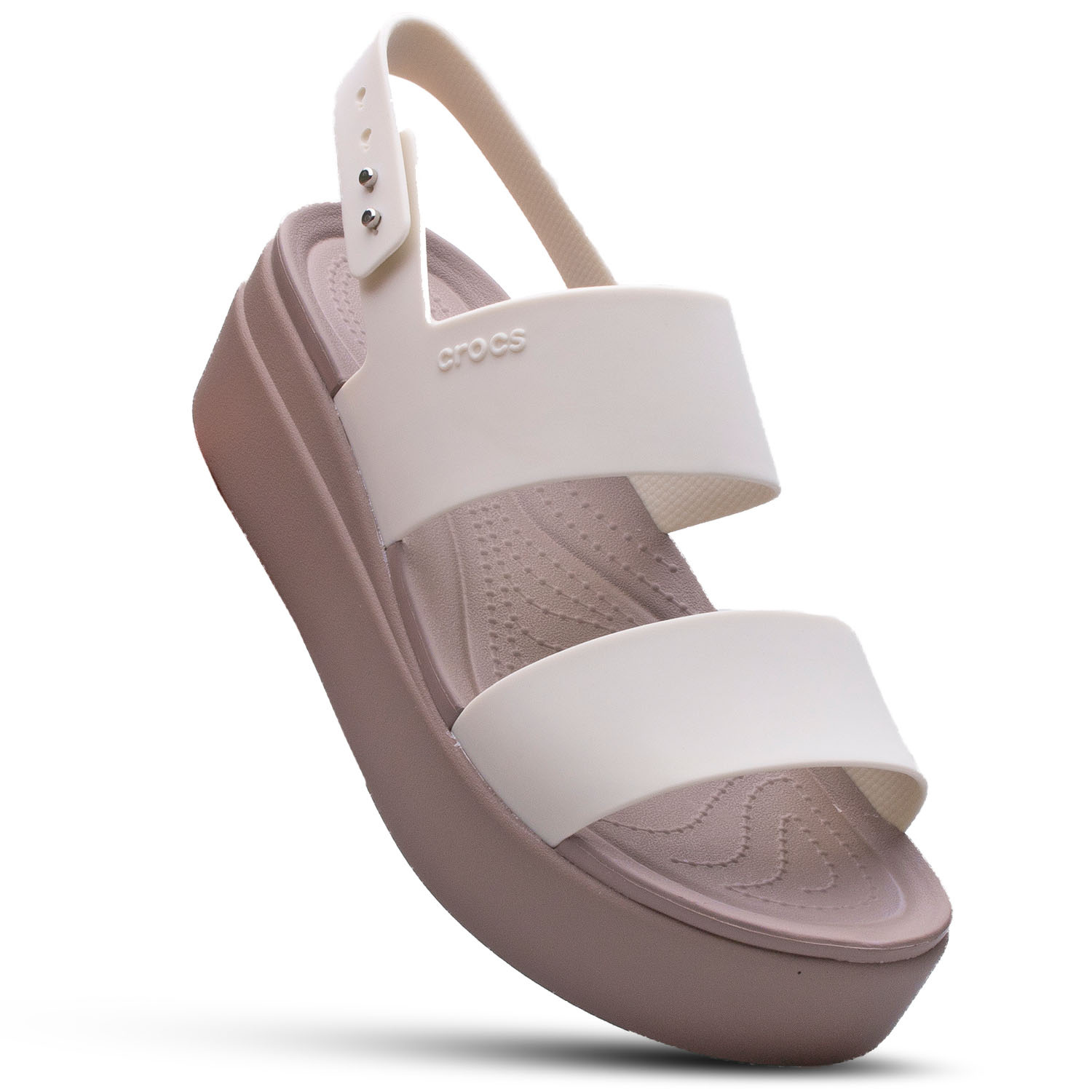 Sandały damskie Crocs Brooklyn Low Wedge 206453-159