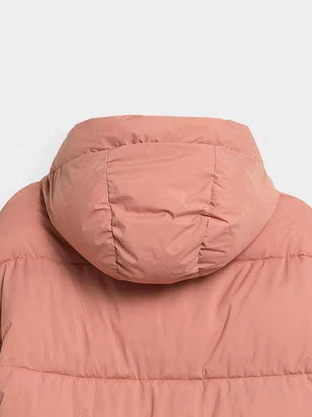 Kurtka damska zimowa puchowa długa 4F 4FAW23TDJAF236-64S 