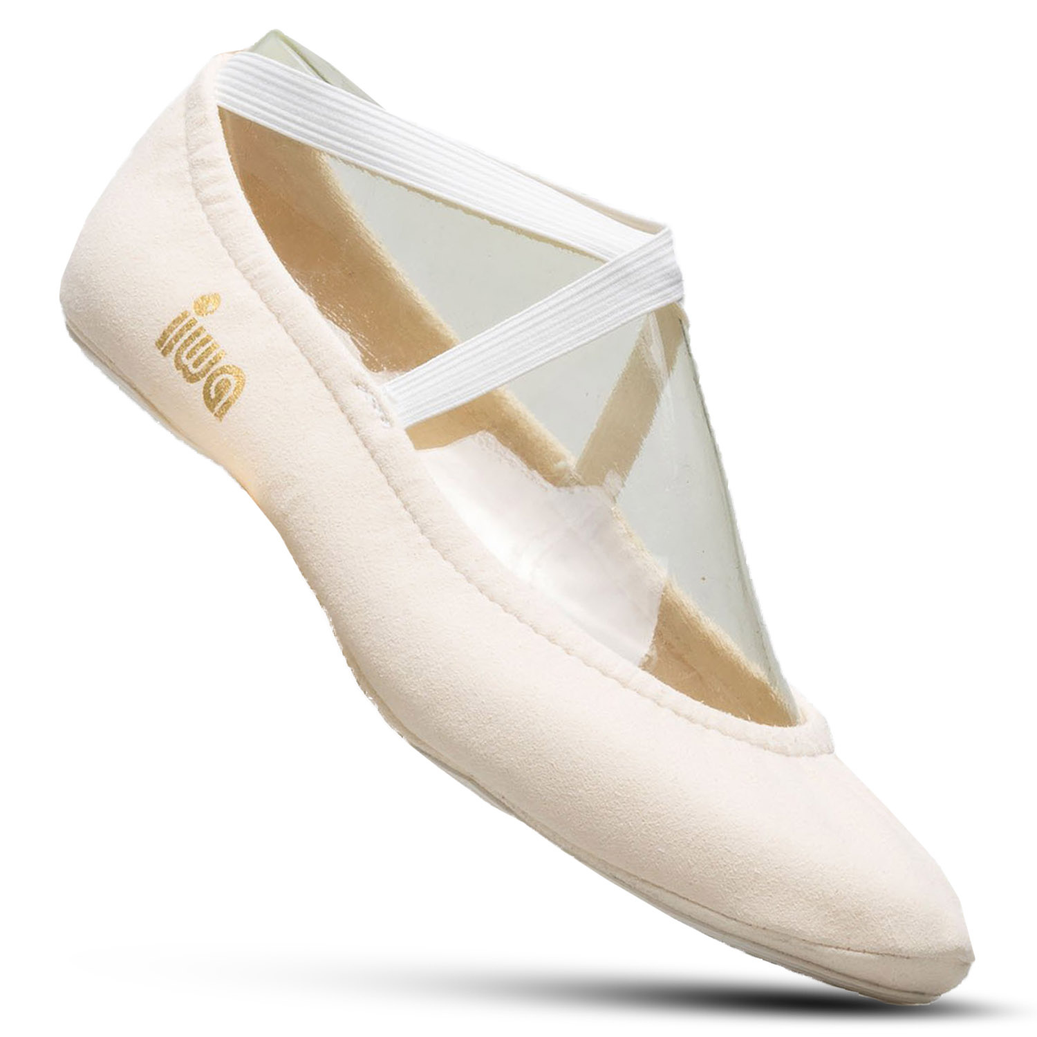 Baletki gimnastyczne IWA 302 kremowe