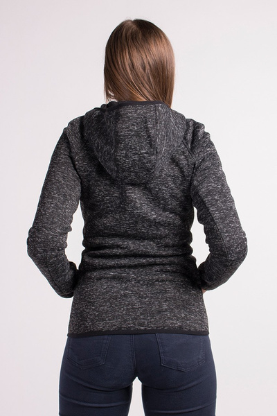 Bluza damska z kapturem rozpinana polarowa 4F H4Z18-PLD002-20M