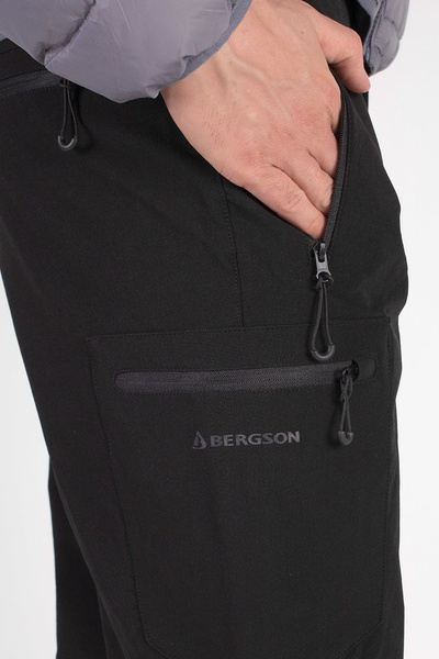Spodnie męskie trekkingowe BERGSON ASEN 4W BLACK