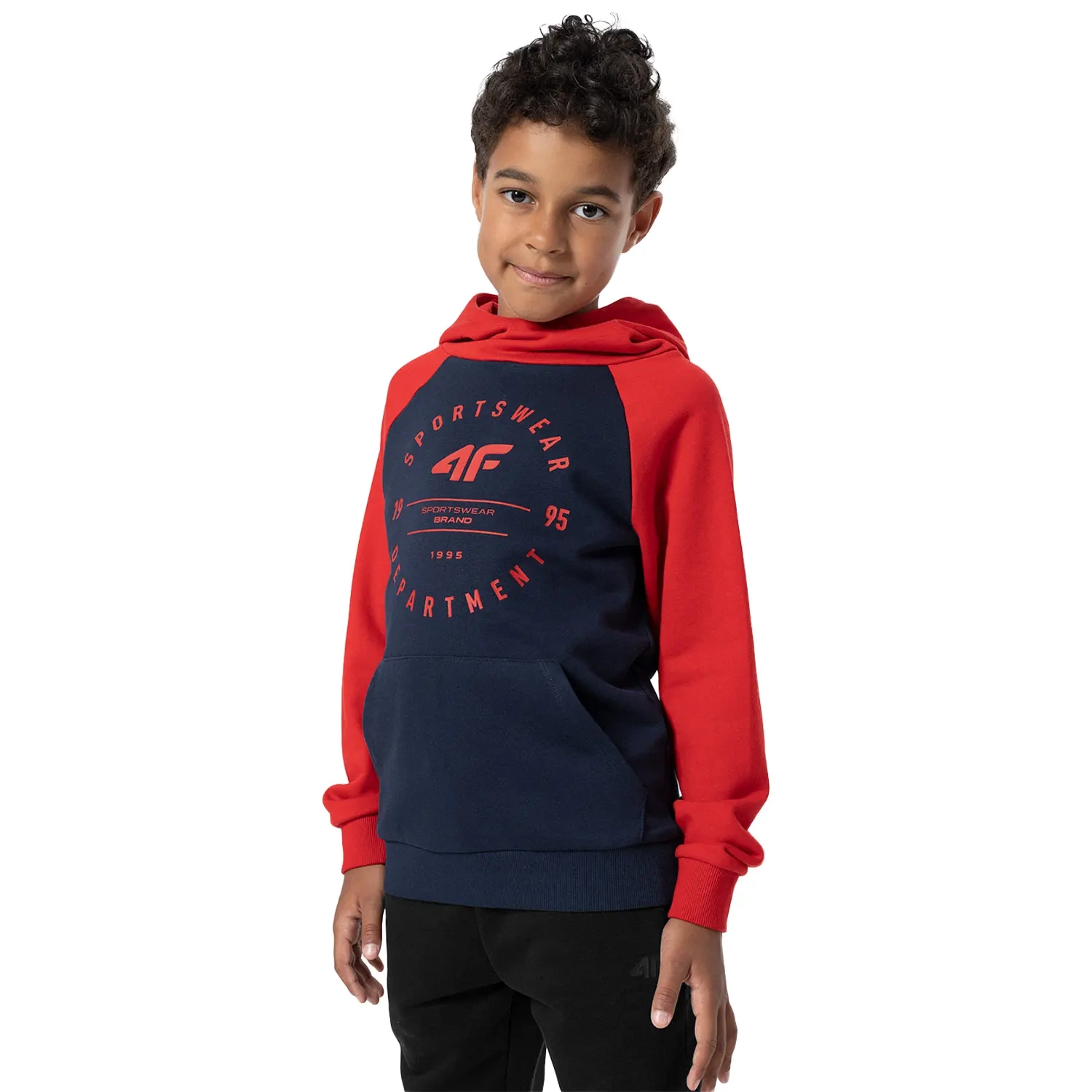 Bluza dziecięca z kapturem 4F 4FJSS23TSWSM221-62S