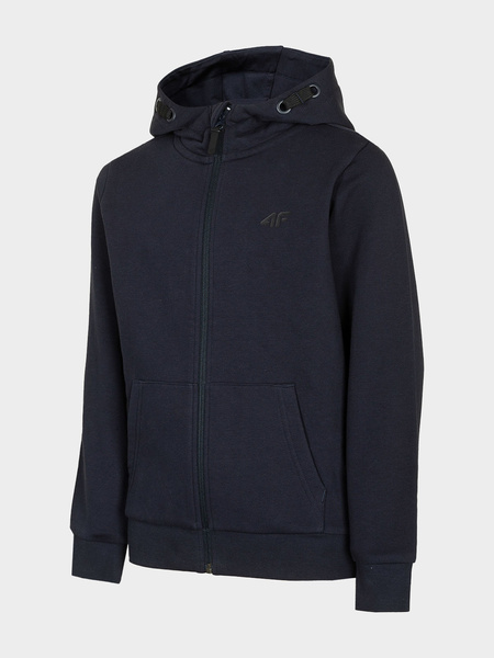 Bluza dziecięca z kapturem rozpinana 4F HJL22-JBLM001-31S