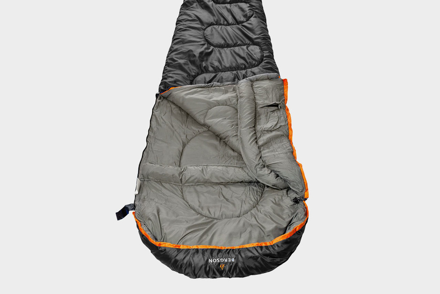 Śpiwór mumia BERGSON WEEKEND 200 BRG00123 BLACK