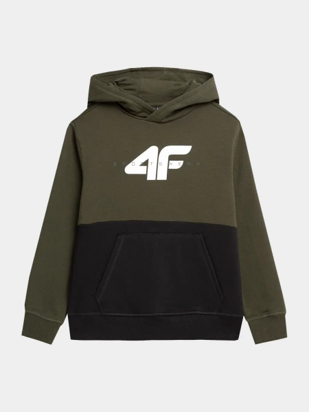 Bluza dziecięca z kapturem 4F 4FJAW23TSWSM628-43S