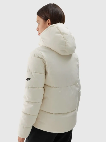 Kurtka damska zimowa puchowa 4F 4FWAW24TDJAF473-11S