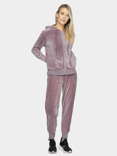 Bluza damska z kapturem rozpinana polarowa 4F H4Z21-BLD024-52S