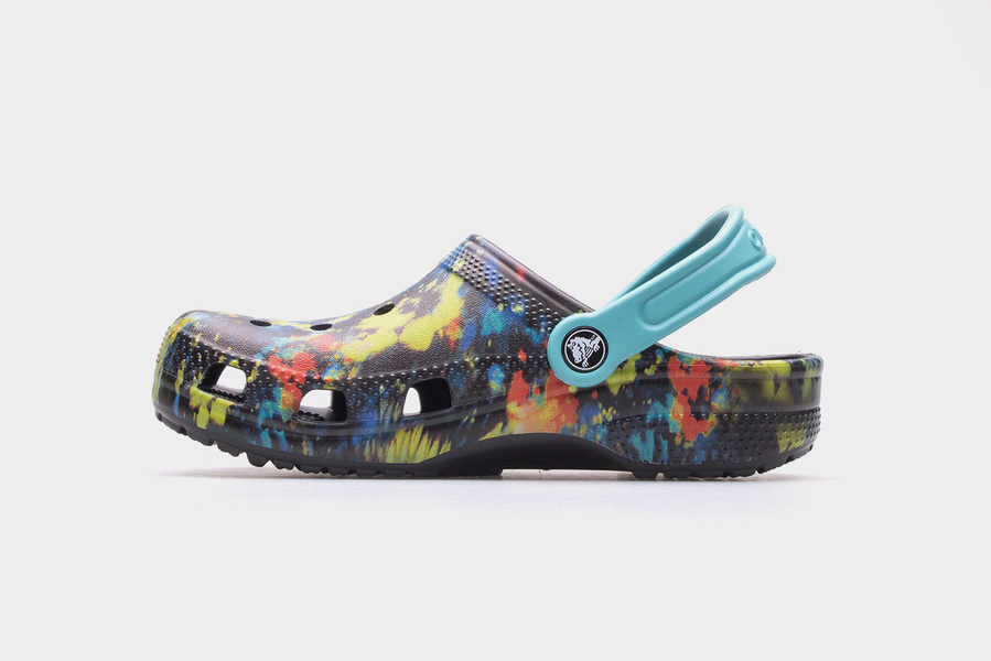 Chodaki Crocs TIE DYE GRAPHIC KIDS 206995-4SW