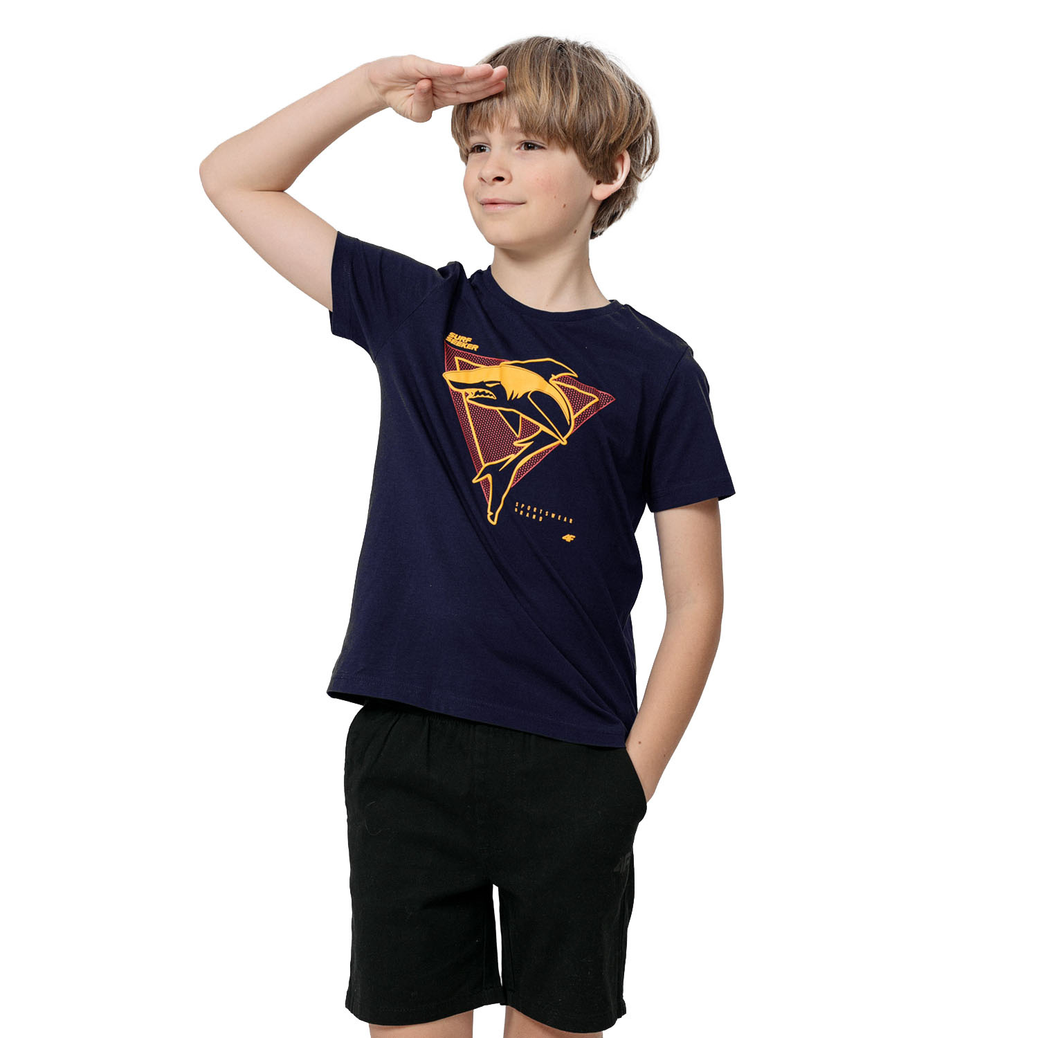 Koszulka dziecięca 4F JUNIOR HJL22-JTSM011-30S