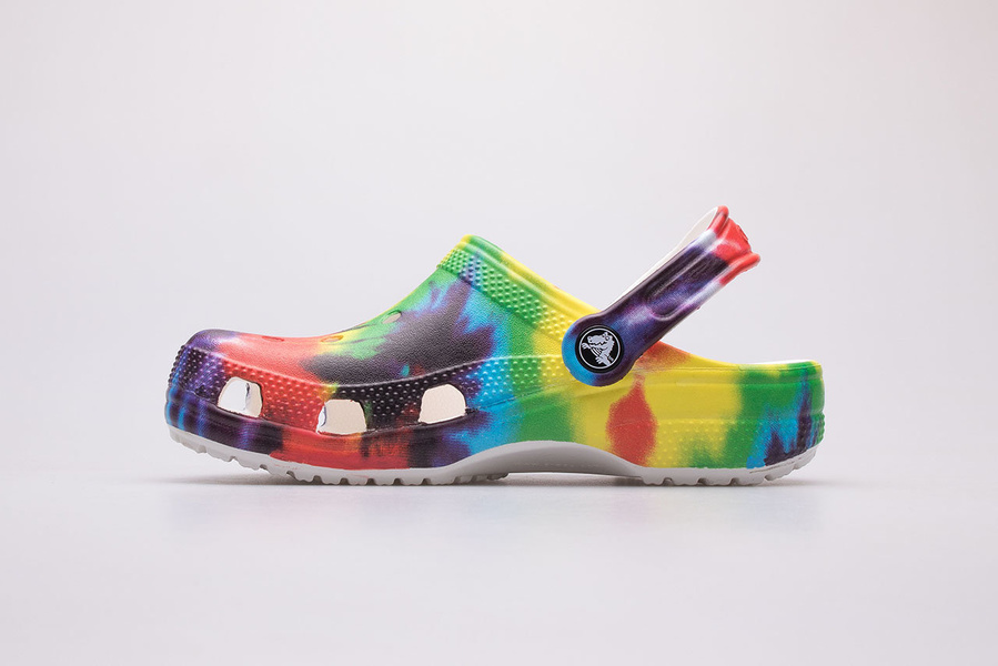 Chodaki Crocs TIE DYE GRAPHIC KIDS 206995-90H