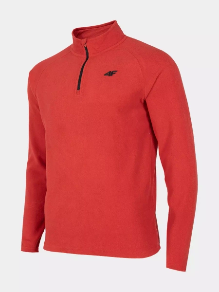 Bluza męska z kapturem rozpinana polarowa 4F H4Z22-BIMP010-62S