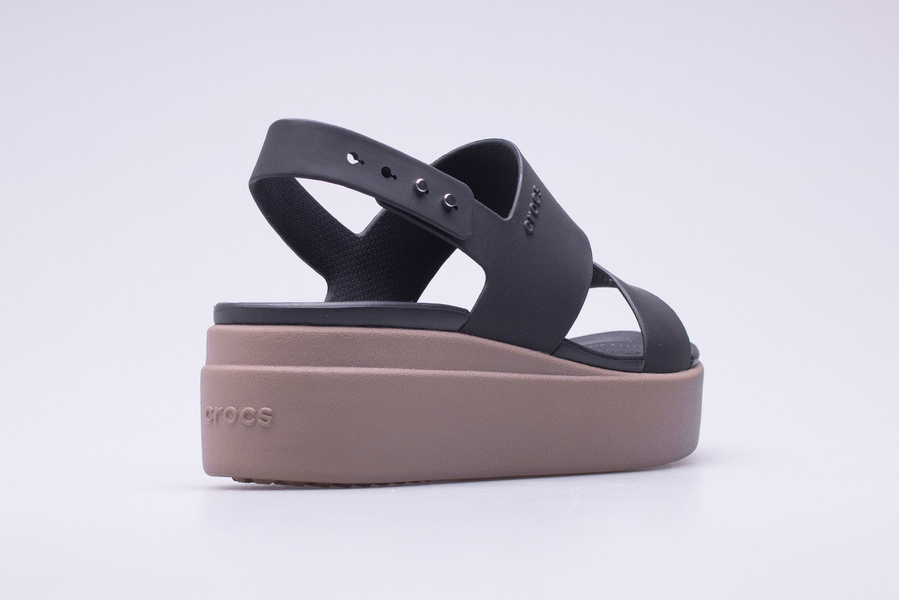 Sandały damskie Crocs Brooklyn Low Wedge 206453-07H