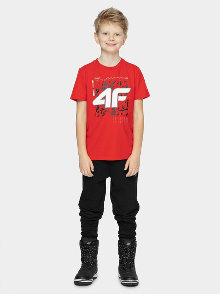 Koszulka dziecięca 4F HJZ21-JTSM008B-62S