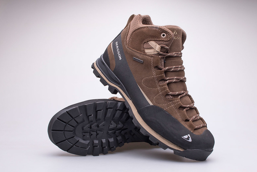 Buty męskie trekkingowe BERGSON TAHAT MID STX brown/black