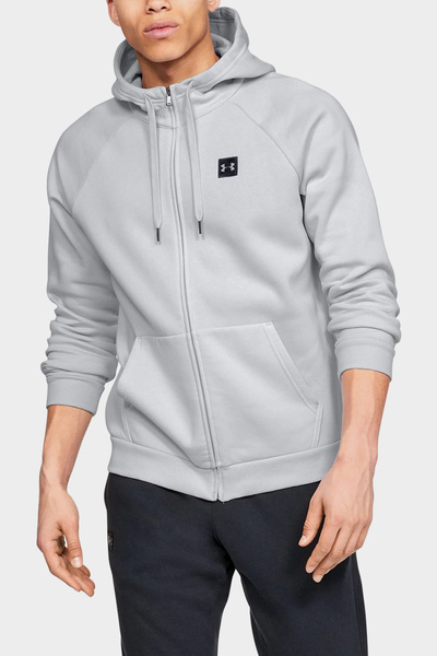 Bluza męska z kapturem rozpinana Under Armour RIVAL HOODIE 1320737-014