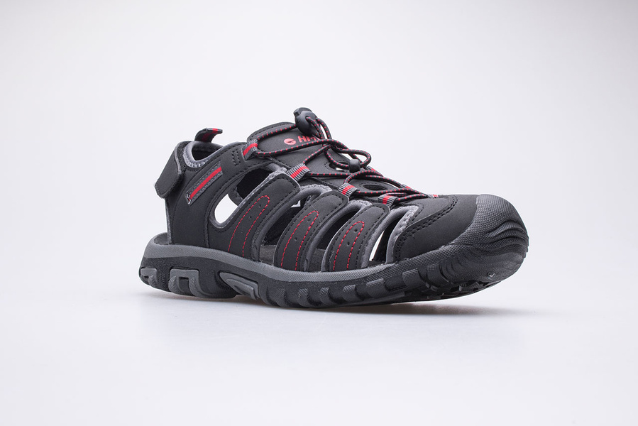Sandały HI-TEC TIORE AVSSS21-HT-02 DARK GREY/RED