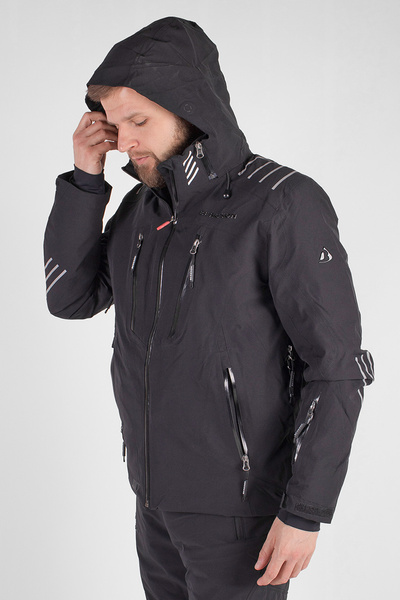 Kurtka męska BERGSON RACE-X BLACK BRG00036