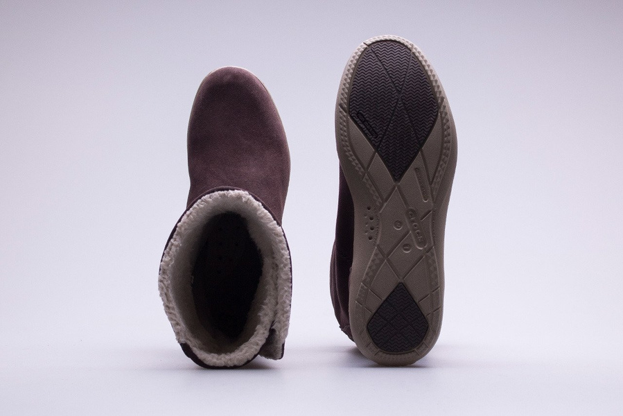 Buty damskie Crocs Adela Foldover fuzz 15496-2L2