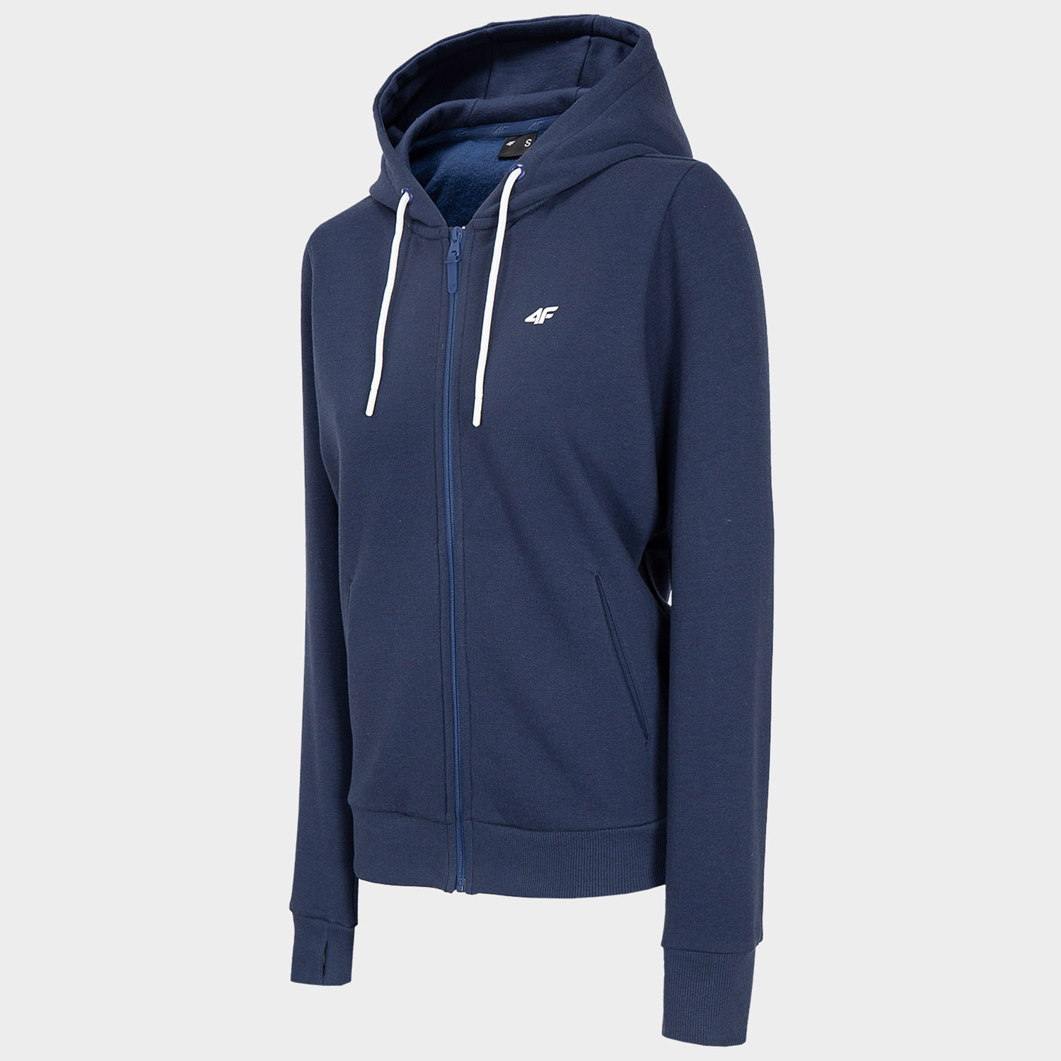 Bluza damska z kapturem rozpinana 4F NOSH4-BLD004-31M