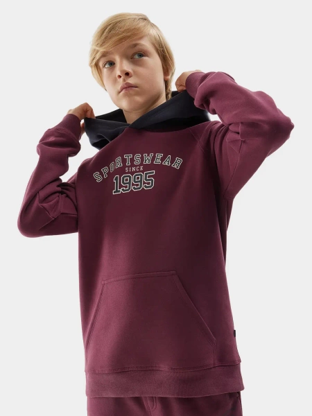 Bluza dziecięca z kapturem 4F 4FJAW23TSWSM651-60S 