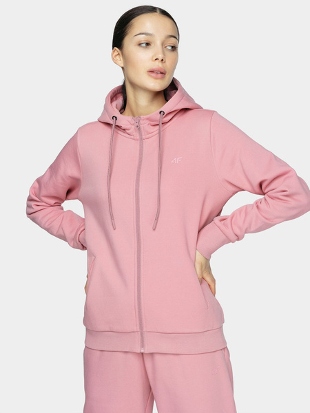 Bluza damska z kapturem rozpinana 4F NOSH4-BLD353-56S