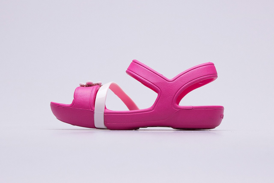Sandały dziecięce Crocs Lina Charm Sandal 205530-6X0