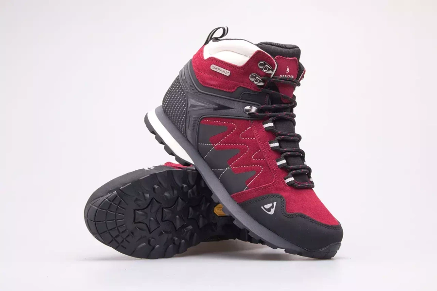 Buty damskie trekkingowe BERGSON TUBKAL MID Burgundy
