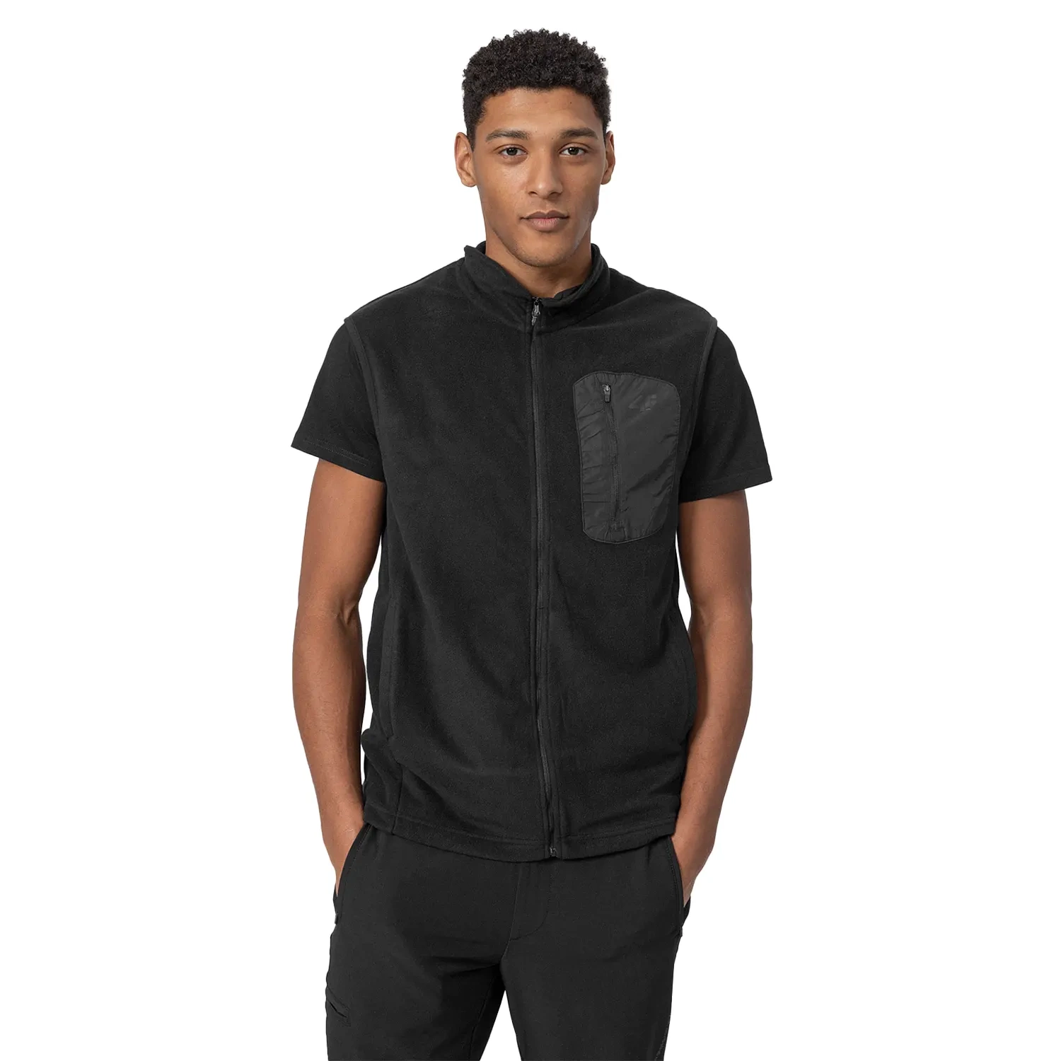 Bluza męska rozpinana bezrękawnik 4F 4FAW22TVESM017-20S