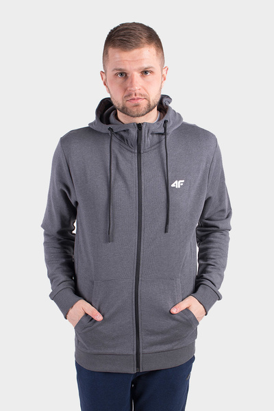 Bluza męska z kapturem rozpinana 4F NOSH4-BLM004-24M