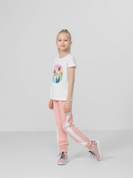 Koszulka dziecięca 4F JUNIOR HJL22-JTSD008-10S