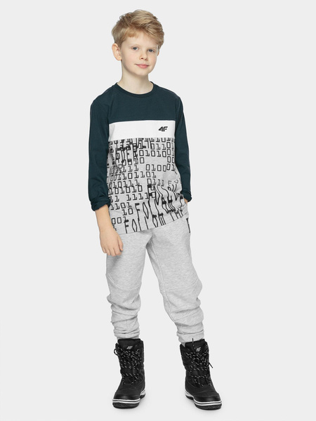 Koszulka dziecięca 4F HJZ21-JTSML001-31S