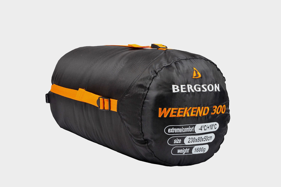 Śpiwór mumia BERGSON WEEKEND 300 BRG00124 BLACK