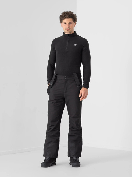 Bluza męska z kapturem rozpinana polarowa 4F 4FSS22UFLEM006-20S