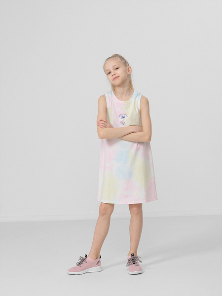 Sukienka dziewczęca 4F JUNIOR HJL22-JSUDD002-90A