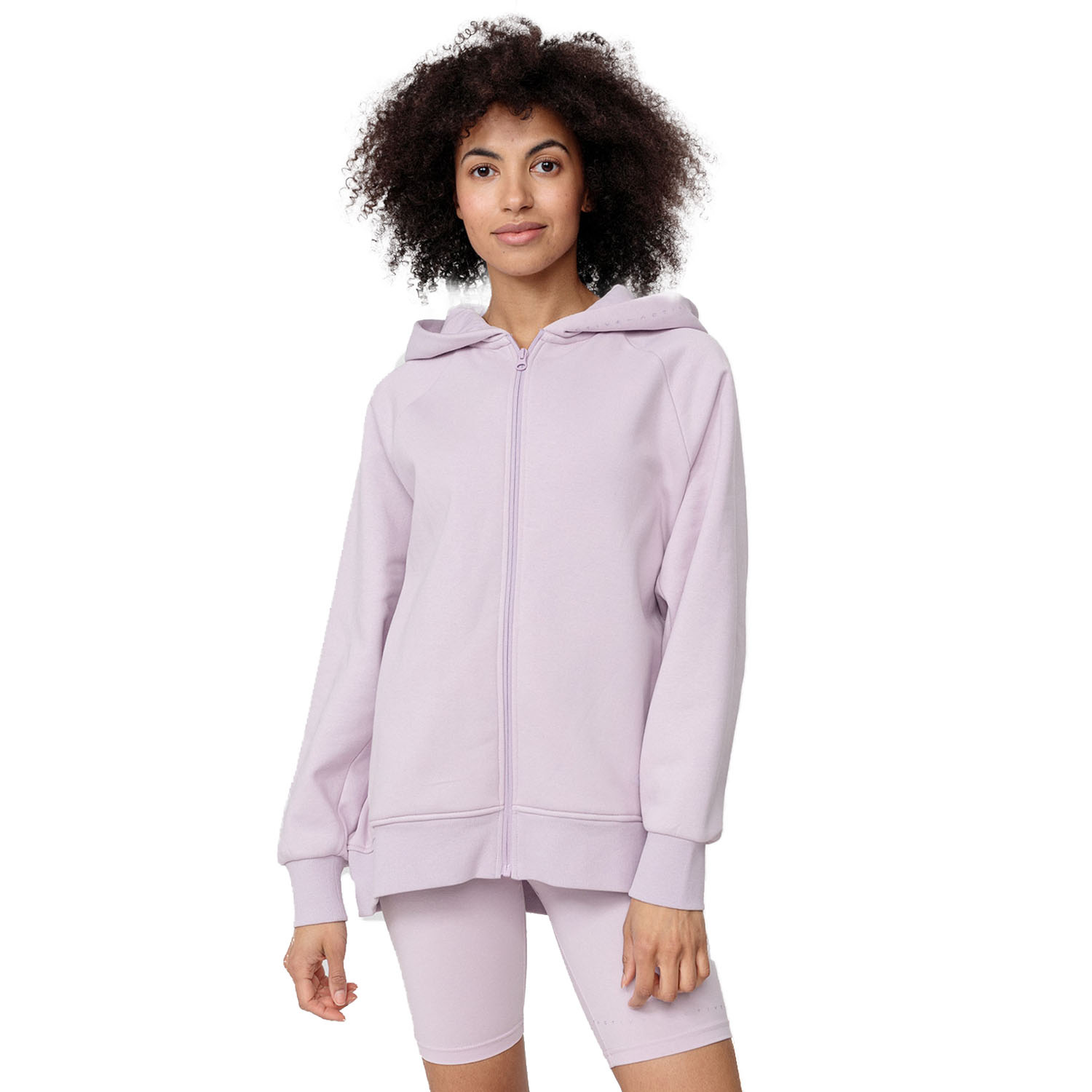 Bluza damska z kapturem rozpinana 4F H4L22-BLD024-52S